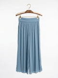 Pantaloni rafinați „Pure Silk Elegance”