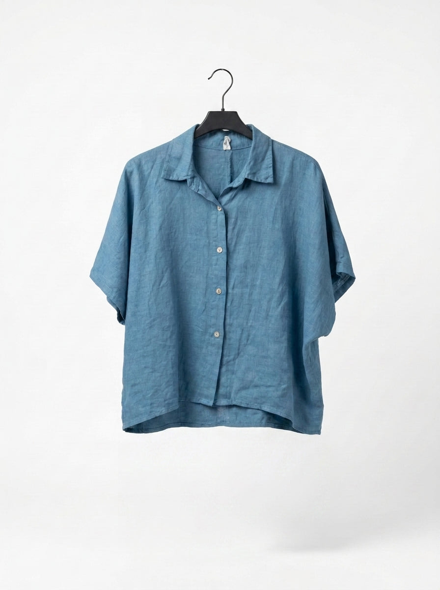 Блуза (Bluza) L&N MODA – Насыщенный изумрудный стиль