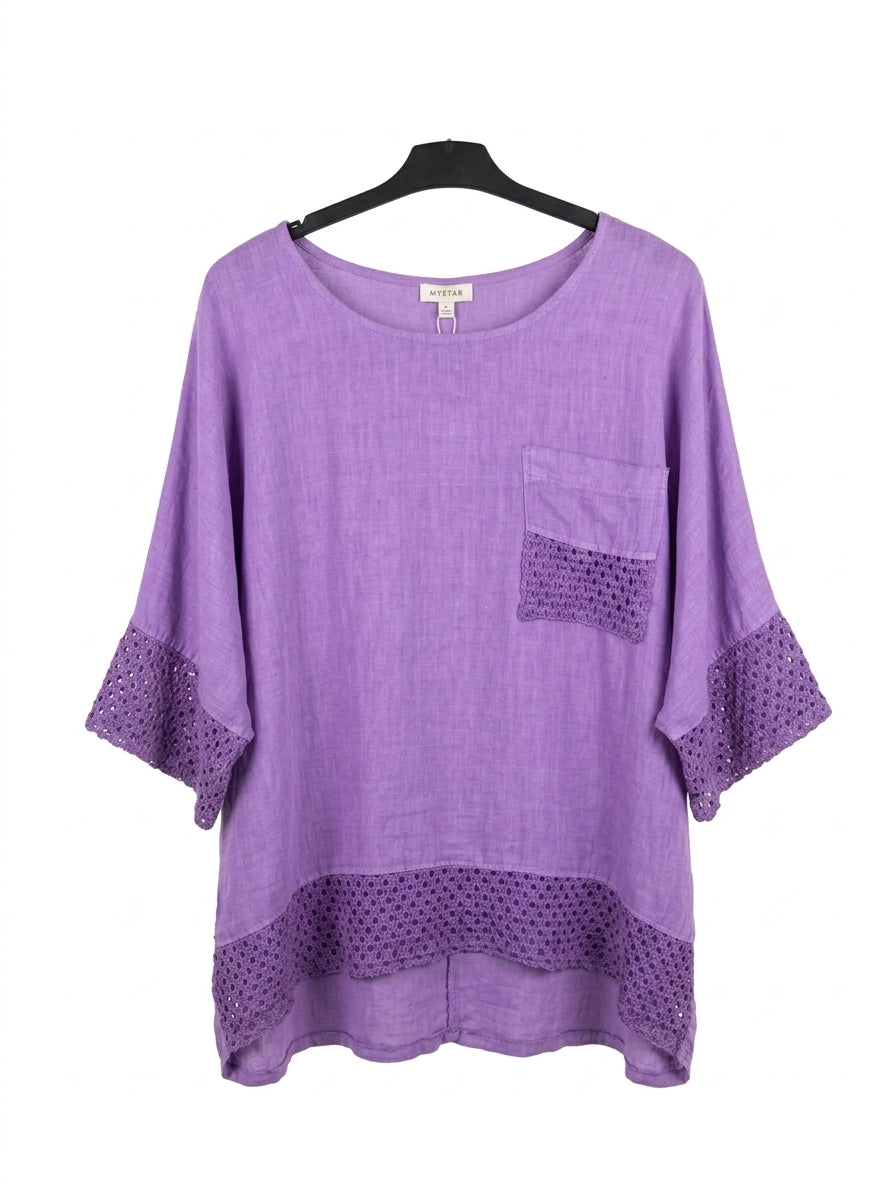 Bluză (Bluza) 11236 ITALY – Rafinament în culoarea măslinie