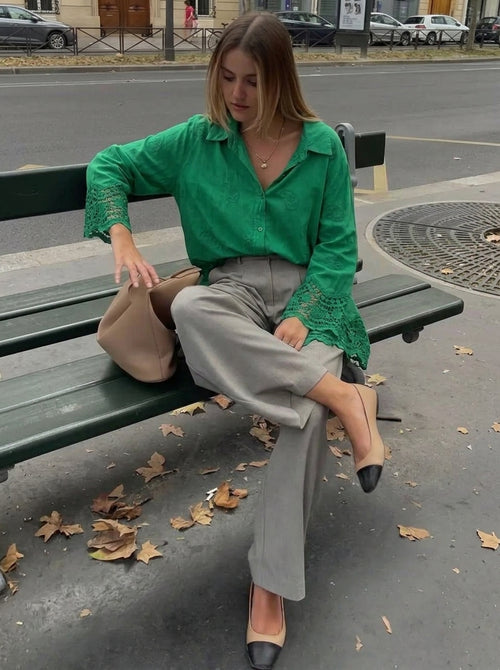 Bluză ITALY – Verde crud