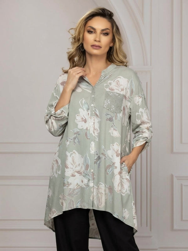 Блуза (Bluza) Mis STILE / – Изысканный принт