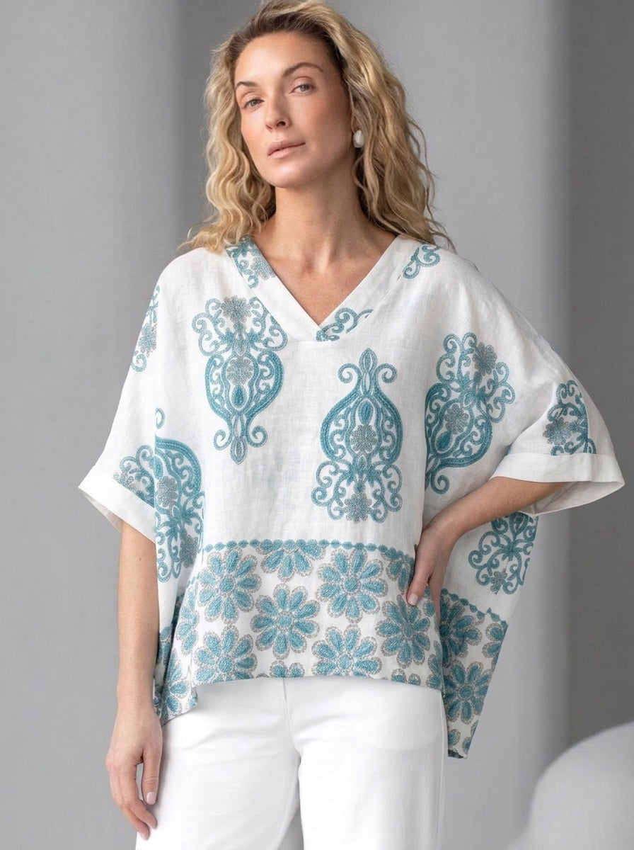 Блуза (Bluza) UNICO ITALY – Итальянский колорит