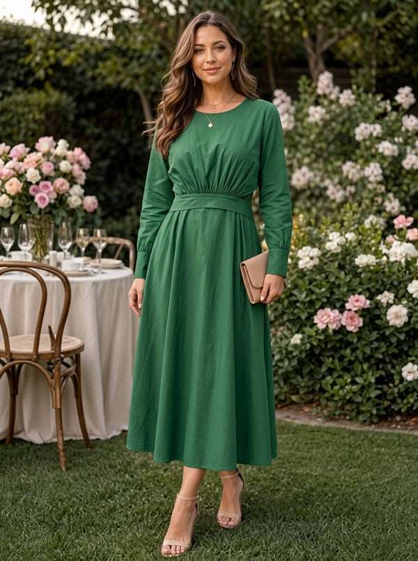 Rochie verde ITALY – Stil și strălucire