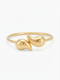 "Sun Drops" gold-tone cuff bracelet