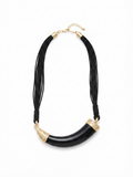 Elegant and striking necklace with a bold, modern design