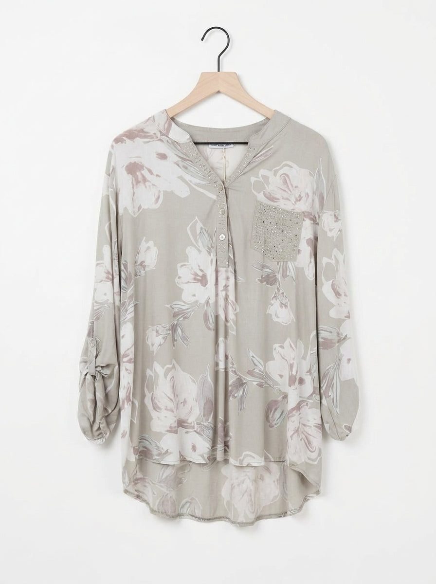 Блуза (Bluza) Mis STILE / – Изысканный принт