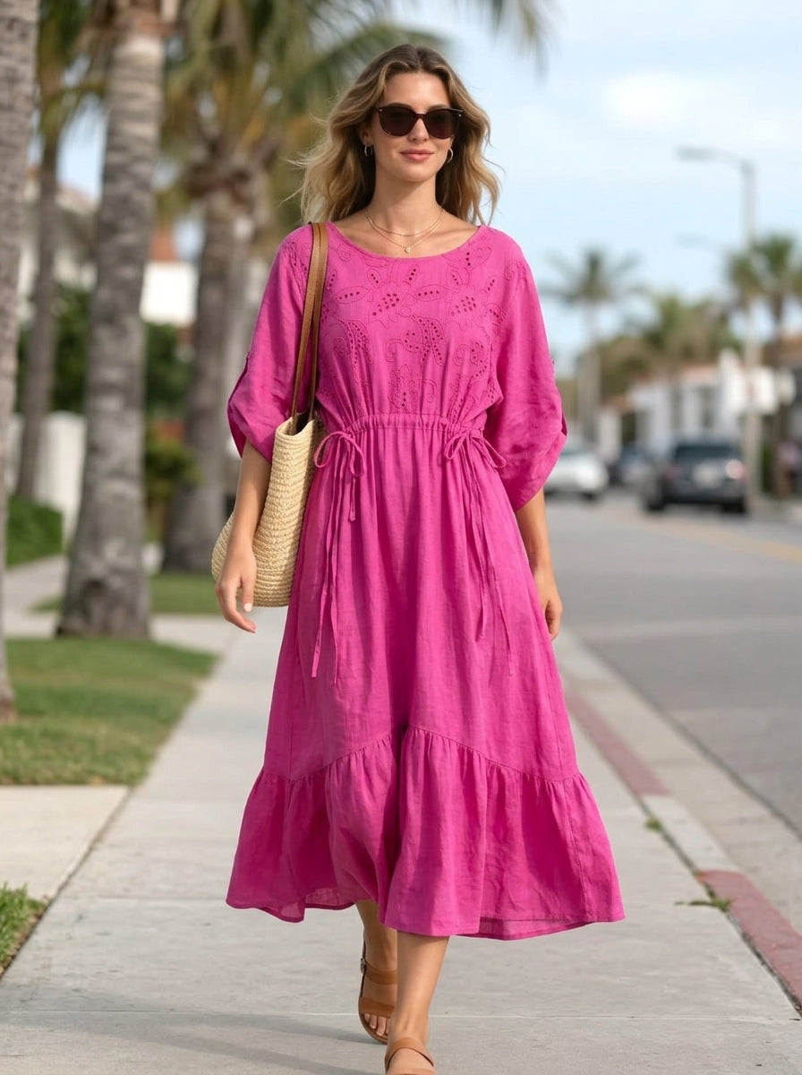 Rochia ROSA99 ITALY – Un accent vibrant și calitate italiană