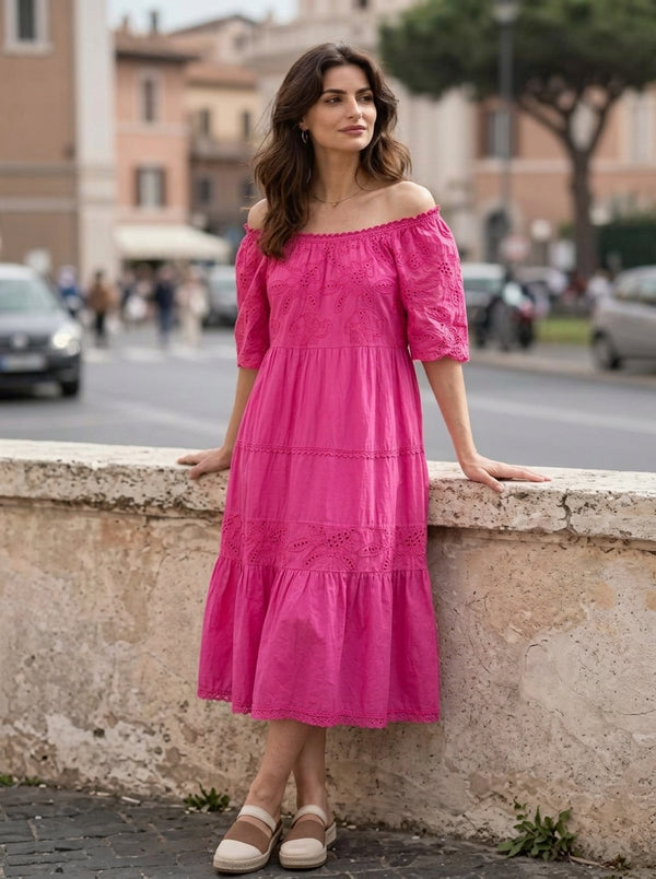 Rochie ROSA99 ITALY – Stil vibrant și calitate italiană