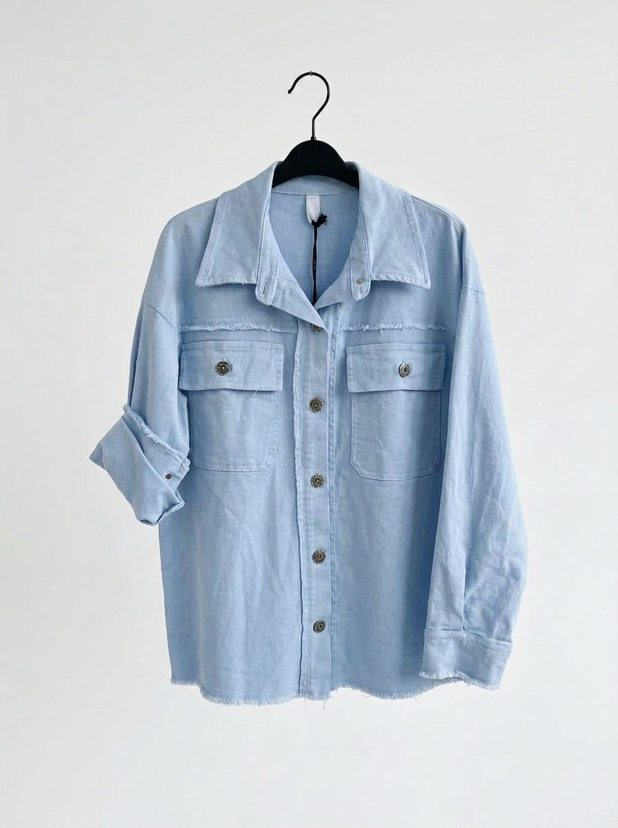 Bluză-cămașă – Denim italian