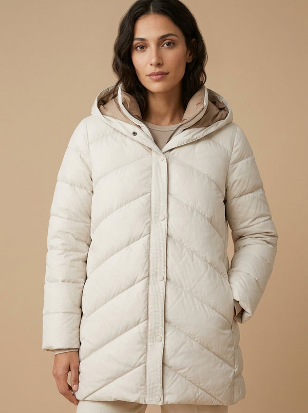 MYDRESS hooded quilted jacket