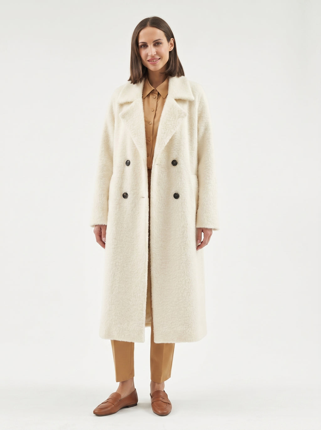 "Deep Pink" coat (model )