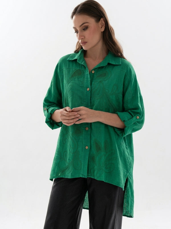 Bluză italiană – Un accent vibrant și o eleganță rafinată