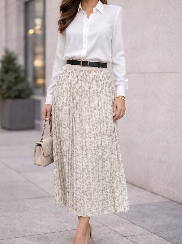 Fustă MIS STYLE ITALY – Chic floral lejer